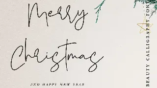 Yearbook Christmas - Beauty Calligraphy Font