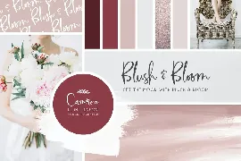 Blush & Bloom Script Font