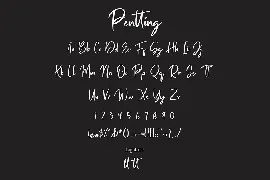 Pentting Modern Script Font