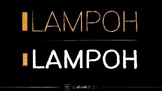 LAMPOH - The Handmade Scratch Display Font