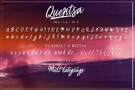 Quentsa Fabulous Elegant Script font