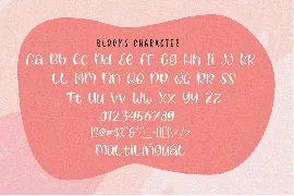 Blooms - Handwritten Font