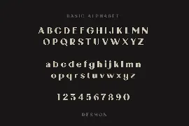 Desmon Modern Typeface font